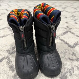Toddler polo winter boot
